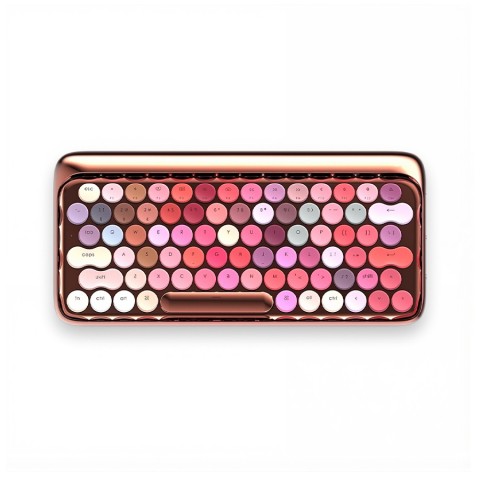 Rose Gold Portable Mechanical Keyboard